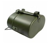 Boîte à lunch en aluminium de style allemand pour le camping en plein air, ustensiles de cuisine