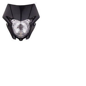 Phares de <span class=keywords><strong>moto</strong></span> LINGQI, feux de jour LED, capot de phare Grimace pour <span class=keywords><strong>moto</strong></span> tout-terrain CRF, pièces de motocross - Product Image 3