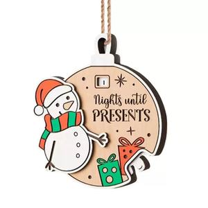 Pafu Navidad cuenta regresiva decoración 2026 divertidos días colgantes hasta Navidad cuenta regresiva signo Navidad Adviento calendario ornamento - Product Image 5