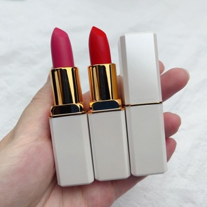Rossetti Opachi a Lunga Durata in 24 Colori con Tubetto <span class=keywords><strong>Bianco</strong></span>, Vegani, Impermeabili, Etichetta Privata, Non Appiccicosi, <span class=keywords><strong>Rossetto</strong></span> in Crema - Product Image 1
