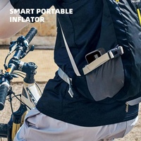 Pompe à air électrique mini BL06 120 PSI personnalisée CE Rohs avec arrêt automatique, manomètre de pneu de vélo compact pour valves Presta et Schrader, compatible avec tous les vélos