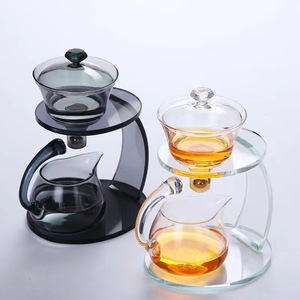 Ensemble de théière et cafetière magnétique semi-automatique multifonction en verre borosilicate haute résistance au chaleur et créatif - Product Image 3