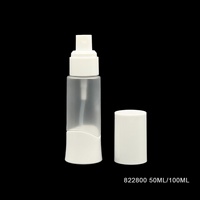 Vente en gros de flacons pulvérisateurs cosmétiques en plastique PET givré de 5 ml et 100 ml