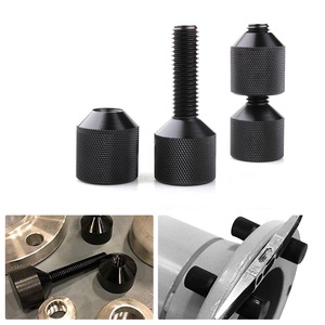 Pasador de localización de doble orificio con brida, aleación de aluminio 6061, piezas de modificación de automóviles, 32 mm de longitud - Product Image 4