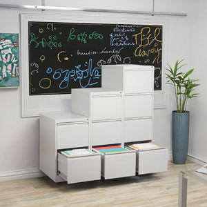 Archivador Estrecho <span class=keywords><strong>de</strong></span> 3 Cajones con Diseño Antivuelco para Gestión <span class=keywords><strong>de</strong></span> Documentos <span class=keywords><strong>de</strong></span> Oficina, Superventas - Product Image 5