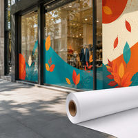 Rouleau de vinyle auto-adhésif pour autocollants muraux, vinyle imprimable amovible pour la décoration des magasins de détail