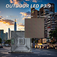 Écran LED modulaire d'extérieur IP65 couleur pleine, format carré, pour mur vidéo et écran d'information aéroportuaire