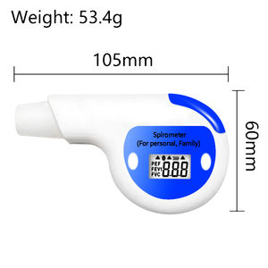 Piekstroommeter Draagbare Blaastest Contactloze Pijnloze Spirometrie Instrumentanalysator Vitale Capaciteit Tester 618 - Product Image 6