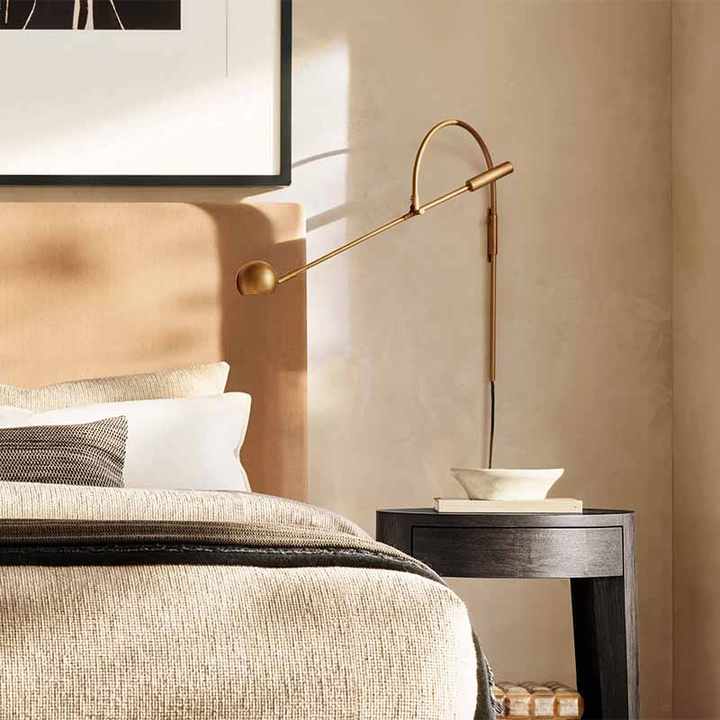 Lampu Modern Amerika lampu Vintage kontemporer sederhana dan anggun Hotel atau rumah lampu meja tugas