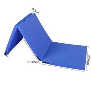 Factory price Good quality orthopedic contour Folding gymnastic mat foam for sports with customized design