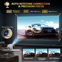 Mini-projecteur portable YDH-TP360 Android 14 Smart Pico Home Cinéma compatible 8K 450 Lumens pour divertissement à domicile