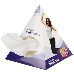 Boîte à mouchoirs CPC-713 Pyramide, merchandising personnalisé - Product Image 1