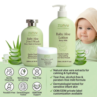 Lotion pour bébé douce 500 ml, marque privée, hydratant longue durée, pour peaux sensibles de nouveau-nés et nourrissons, sans sulfate, durée de conservation de 3 ans
