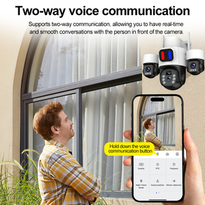 Caméra de sécurité domestique sans fil SHUZHI, CCTV, carte SIM 4G, solaire, surveillance, WiFi, caméra extérieure, WiFi <span class=keywords><strong>Camara</strong></span>, 6MP, trois objectifs, 3K - Product Image 5