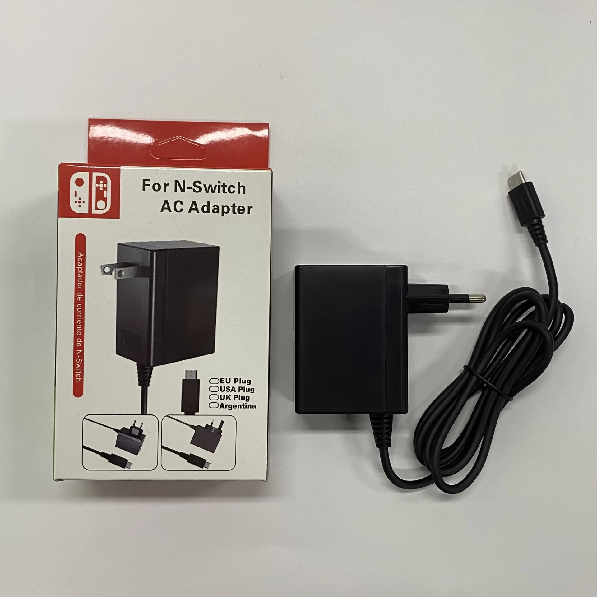 Black EU Plug