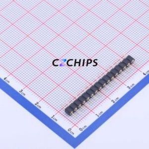 X5511WV-16-C35D35-1000 Pin Header Through hole Component (THT),P=2.54mm Connector 1x16P 2.54mm 2.54mm Round Pin - Product Image 1