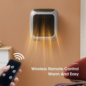 Calentador Portátil de 800W, Ventilador de Calefacción Rápida para Baño Pequeño, Calentador para Dormitorio, Dispositivo de Uso Doméstico con Control Remoto - Product Image 2
