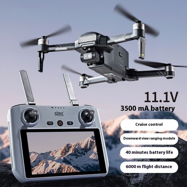 SJRC F22 XR 4K GPS 5G Quadcopter with Screen Remote Control DRONES 3-Axis Gimbal 6KM Repeater FCC EIS HD Camera Drone