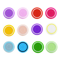 Vente en gros de capuchons de joystick en silicone à motif nid d'abeille bicolore, antidérapants, pour Switch 2, PS5, PS4, PS3, Xbox