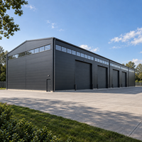 Atelier en structure métallique préfabriquée, étanche, conforme à la norme EN1090, entrepôt métallique, garage, bâtiment industriel