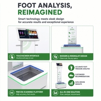 Venta caliente FOOTWORK LAB X5 pie podoscopio escáner ajuste personalizado 3D USB máquina de análisis de marcha para aparatos ortopédicos