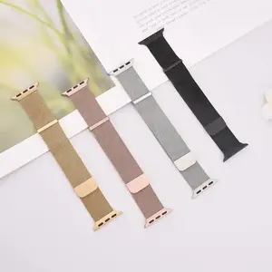 Milanese vòng thép không gỉ xem ban nhạc dây đeo 38mm 42mm ban nhạc Phụ kiện cho Apple xem mạnh mẽ từ thay thế vòng đeo tay