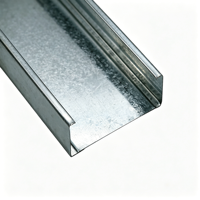 Profilé de plafond carré en acier galvanisé, canal principal métallique zingué 38mm 45mm 50mm, canal de fixation pour plafond de villa moderne
