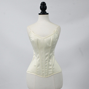 Corset vintage sans bretelles en dentelle pour femme, avec baleines rigides, pour le maintien et le modelage de la taille, idéal pour les mariages, les costumes de scène et comme serre-taille. - Product Image 5