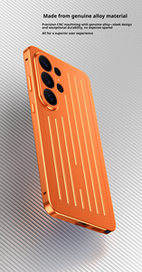 La dernière coque de téléphone portable magnétique à rayures, adaptée au <span class=keywords><strong>Samsung</strong></span> S26 Ultras, est fabriquée en alliage pur. - Product Image 3
