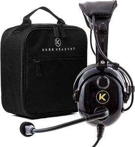 Auriculares de Piloto para Instructores de Aviación con Compatibilidad Mono y Estéreo, Almohadillas de Gel, Función de Comunicación Push-to-Talk y ATC de Respaldo - Product Image 3