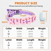 OFERTA ESPECIAL: Accesorios DIY de 26 Letras, Collar Ajustable de Silicona con Letras para Perro, Collar Duradero de Varios Tamaños para Cachorros