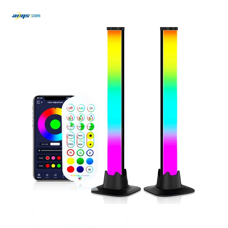 2022 New Producr Smart Ambient Light Usb 5v 2pcs Car Tv Computer Decoration App Control Music Pickup Atmosphere Lighting