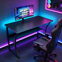 Bureau de jeu ergonomique style course pour ordinateur, table PC pour la maison, l'étude, la chambre ou le bureau, avec panneau en MDF – Vente en gros