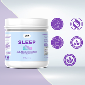 Suplemento para Dormir OEM, Sabor y Empaque Personalizables, Gomitas para Dormir con 5 mg de Melatonina, Gomitas para un Sueño Profundo - Product Image 2