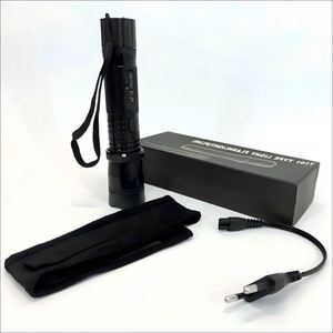 Manufacturer Wholesale High-power LED Tactical Flashlight, Long Distance, Rechargeable, Strong Beam Outdoor Flashlight
