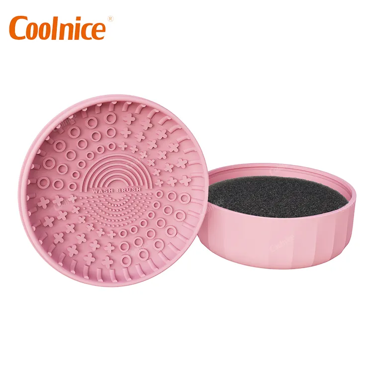 Factory Wholesale Makeup Brush Washing Tools Pad High Quality Silicone Makeup Brush Cleaner Cosmetic Brush Cleaner