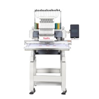 Nouvelle machine à broder informatisée à 12 aiguilles, haute précision, moteur 1200 tr/min, pour casquettes/broderie plate, zone de broderie 400*600mm, usage domestique