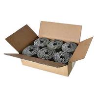 Clous en bobine pour charpente 2 et 2,5 pouces, clous en fil métallique à tige filetée pour palettes, pour pistolet à clous pneumatique, de l'usine chinoise