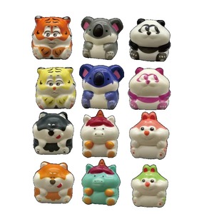 Jouet anti-stress en PU à presser, à récupération lente, mignon, ensemble d'animaux classiques 04, pour enfants et adultes - Product Image 1