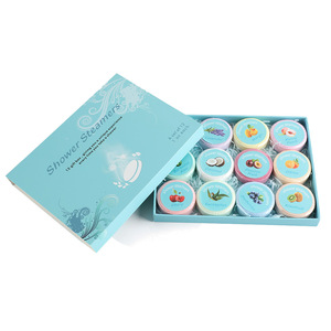 Tablettes <span class=keywords><strong>de</strong></span> bain effervescentes aux huiles essentielles d'aromathérapie, coffret cadeau <span class=keywords><strong>de</strong></span> 12 pièces, fleurs séchées bleues, <span class=keywords><strong>sel</strong></span> <span class=keywords><strong>de</strong></span> bain parfumé aux fleurs pour usage hôtelier - Product Image 6
