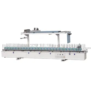 TC other woodworking machinery Wrap PVC film on MDF profile wrapping machine