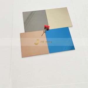 EX496 <b>Mirror</b> Stainless Steel Panel <b>Mirror</b> Finish Stainless Steel <b>Sheet</b> for Shop Hotel Interior Decoration - Product Image 1