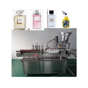 Alüminyum vidalı hat alkol şişe dolum ve kapatma makinesi için baharat dolum ve kapatma makinesi