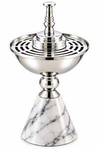 Brûleur d'encens artisanal en métal et bois, accessoire aromatique adapté aux studios de yoga, espaces de relaxation et aux pratiques spirituelles. - Product Image 6