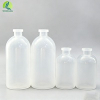 Flacon de vaccin de qualité médicale 50 ml 100 ml, récipient stérile pour le stockage de liquides, pour vaccins, sérums, liquides biologiques, diagnostic