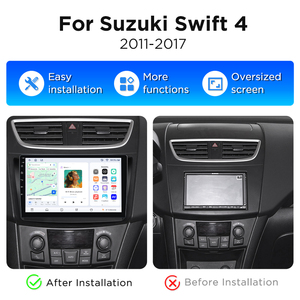 Radio de Coche Junsun 2 Din con Android Carplay para Suzuki Swift 4 2011-2017, Ventilador de Refrigeración Integrado, GPS para Coche, Reproductor Multimedia con Navegación - Product Image 2