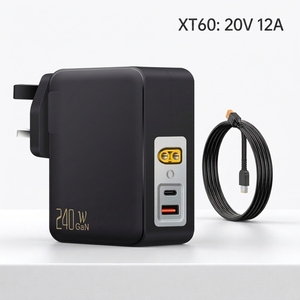 Adattatore di Alimentazione Rapida GaN 240W per Laptop Lenovo Savior R/y7000p/r9000p/y9000x/thinkBook16p, Caricatore con Porta USB Quadrata, Potenza 230W - Product Image 1
