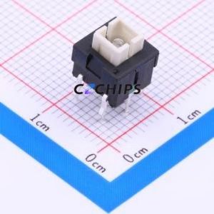 K6-8859D-04 Tactile Switch Through hole Component (THT) Switch 2.5N Through Hole 8mm 8mm - Product Image 1