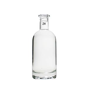 Bouteille en verre de luxe en gros, durable, gaufrée, personnalisée, réutilisable, 500 ml, 750 ml, pour mezcal, vodka, vin de <span class=keywords><strong>Bordeaux</strong></span>, échantillon gratuit - Product Image 6