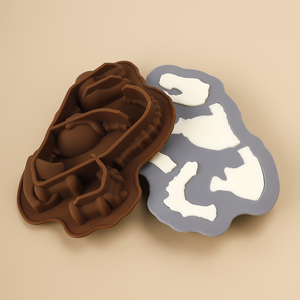 1pcs 3D Dinosaure Fossile Moule à Gâteau en Silicone pour Pâtisserie Fondant Gâteau & Chocolat DIY Savon Artisanat Décoration Bakeware Set - Product Image 3